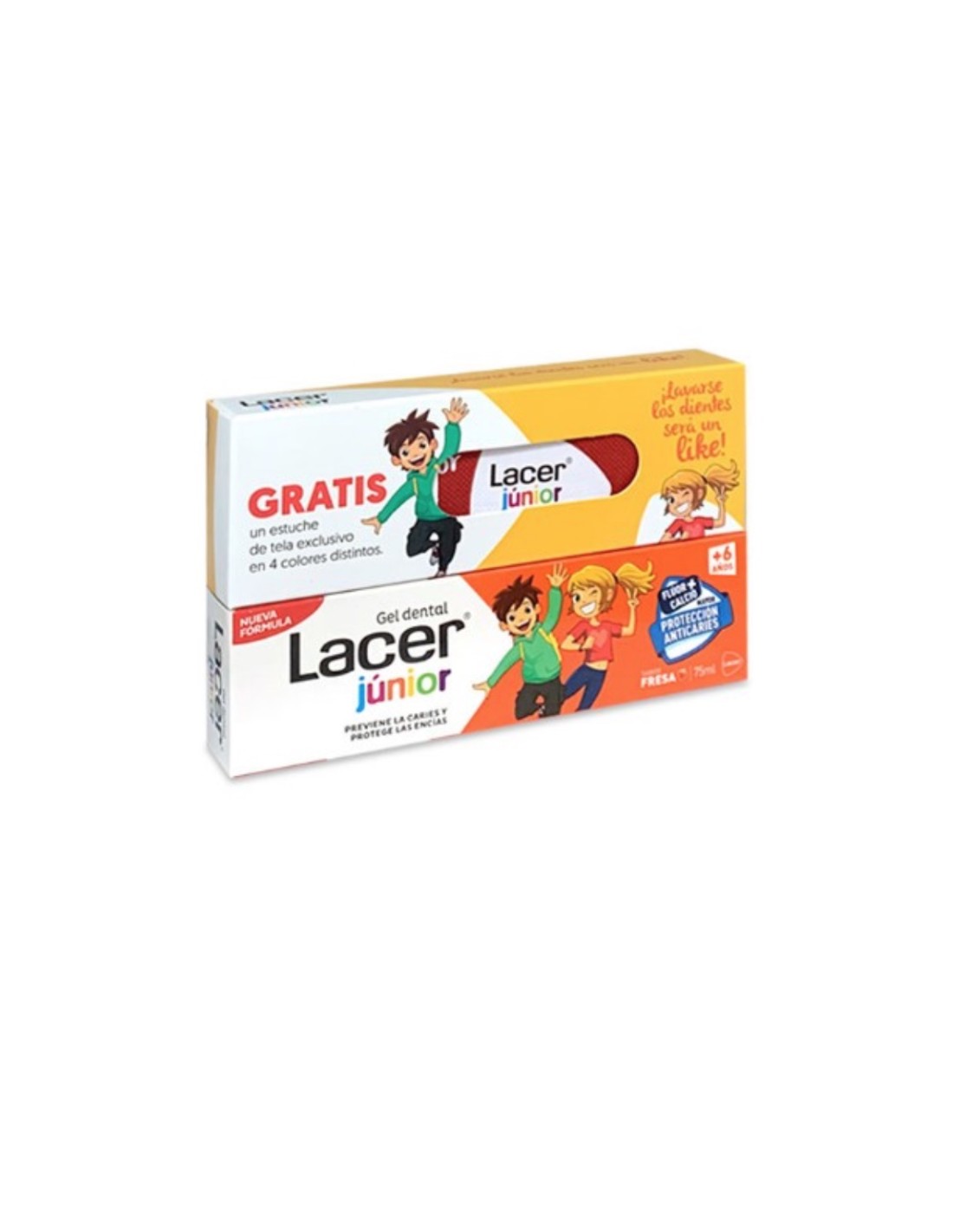 LACER JUNIOR GEL 75 ML FRESA