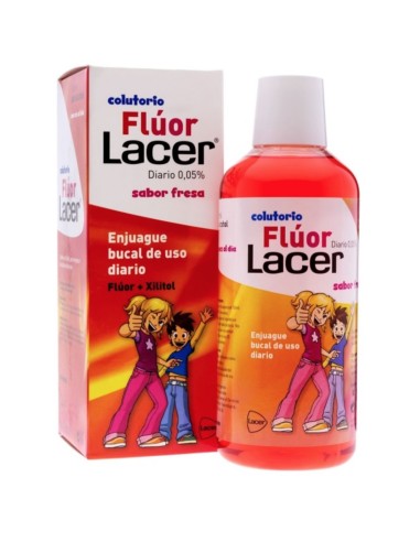 Fluor Lacer Junior diario fresa 500 ml