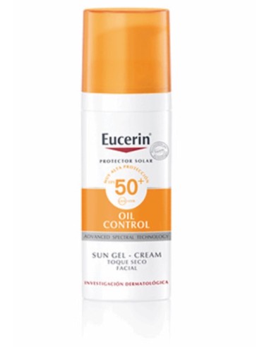 EUCERIN SUN PROTECTION 50+ GEL CREME ROSTRO OIL CONTROL 50 ML