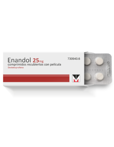 Enandol 25mg 10 comprimidos recubiertos