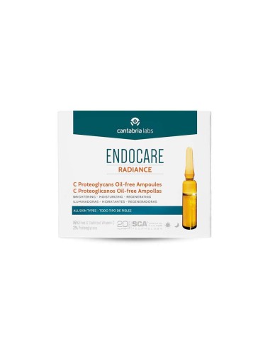 Endocare Radiance C proteoglicanos oil-free 30 ampollas de 2 ml