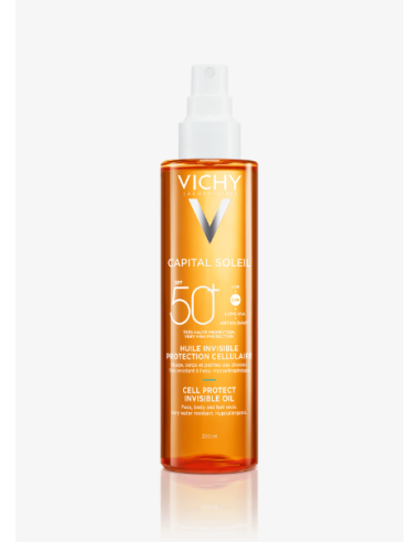 Vichy Capital Soleil Aceite Invisible Cell Protect SPF50+ 200ml