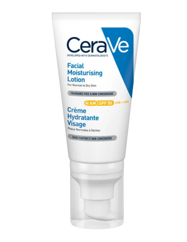 Cerave Fluido Hidrante Facial SPF50 52ml