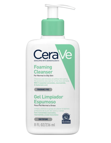 Cerave Limpiador Espumoso 236 ml