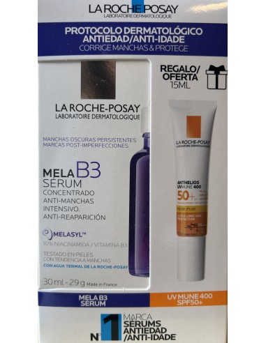 La Roche Posay Sérum Mela B3 30ml + Anthelios UVMUNE400 15ml