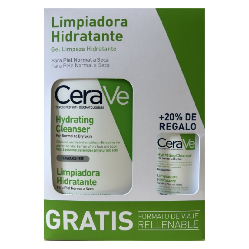 Limpiadora hidratante más minitalla